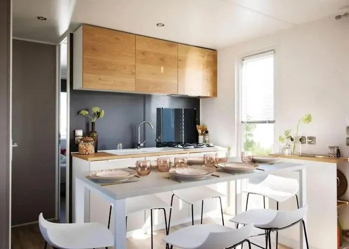 Camping Mobil Spacieux Pour 6 Avec Terrasse - Api-1-52-1464 *